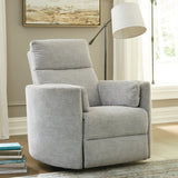 Parker House Radius - Mineral Power Reclining Sofa And Recliner Light Grey 100% Polyester (W) Mrad-31p-min