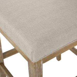 English Elm Christopher Knight Home® - 27 Inch Counter Stools Set of 2 Wheat Fabric, Ergonomic L-Back Support, Modern Breathable Upholstery, Easy Assembly 72489.00WHEAT