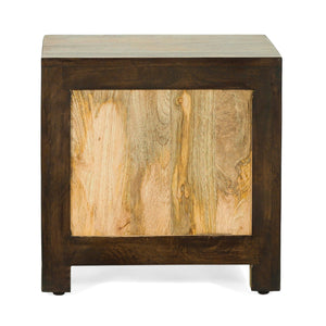 English Elm Christopher Knight Home® - 16" Mango Wood & Woven Rattan Stool — Handcrafted Boho Ottoman Side Table with Cane Wicker Accent, Durable 71750.00