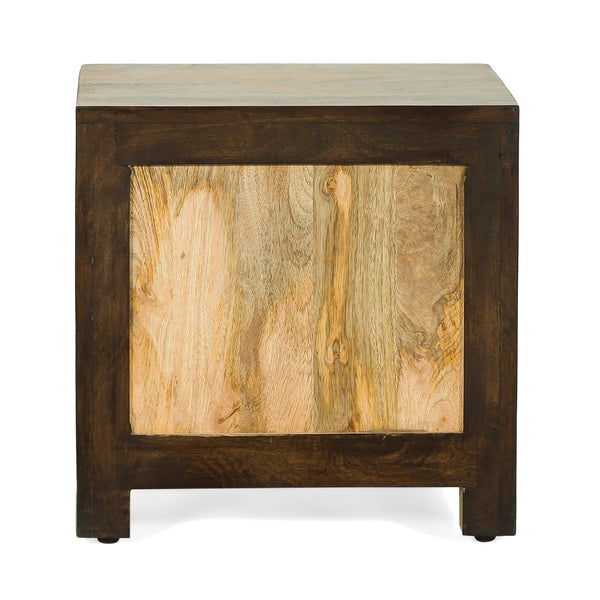 English Elm Christopher Knight Home® - 16" Mango Wood & Woven Rattan Stool — Handcrafted Boho Ottoman Side Table with Cane Wicker Accent, Durable 71750.00