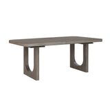 Scott Living Home Griffith Double Pedestal Dining Table Gray with Light Wood Finish P367-DR-K2 Pulaski Furniture