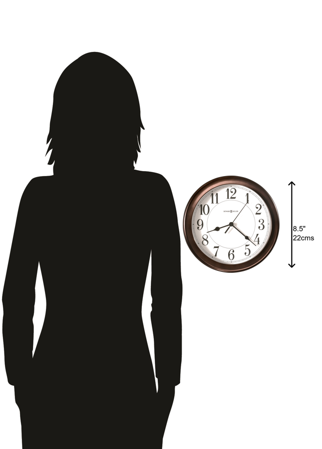 Hekman Furniture 625381 Virgo Wall Clock - Elegant Oil-rubbed Bronze, Durable Quartz Movement, Perfect For Any Room  Virgo Wall Clock 625381