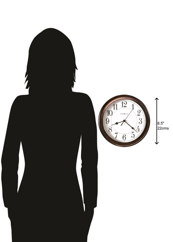 Hekman Furniture 625381 Virgo Wall Clock - Elegant Oil-rubbed Bronze, Durable Quartz Movement, Perfect For Any Room  Virgo Wall Clock 625381