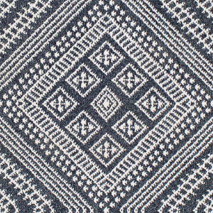 Livabliss Ariana Moroccan Geometric Polypropylene Area Rug for Entryway Bohemian Decor Black, Gray 2'2" x 3'9" RIA2301-2339