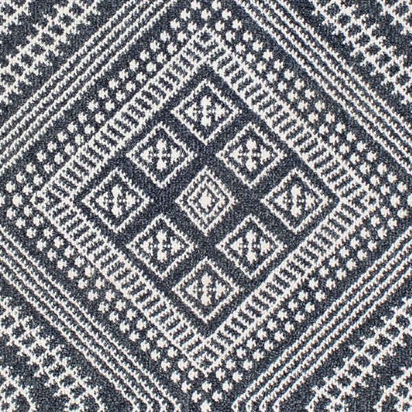 Livabliss Ariana Moroccan Geometric Polypropylene Area Rug for Entryway Bohemian Decor Black, Gray 2'2" x 3'9" RIA2301-2339