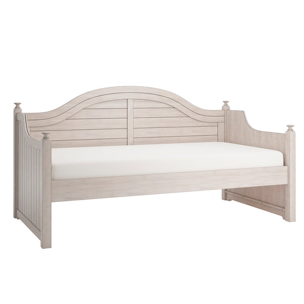 Homelegance By Top-Line Esteban Traditional Paneled Wood Daybed White Rubberwood