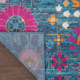 Nourison Passion PSN01 Machine Made Power-loomed No Border Indoor Only Bohemian Transitional Rug Denim, Denim 100% Polypropylene 99446002730