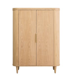 VIG Furniture Modrest Richmond - Modern Natural Oak Rounded Tall Buffet VGME-RICHMOND-TB