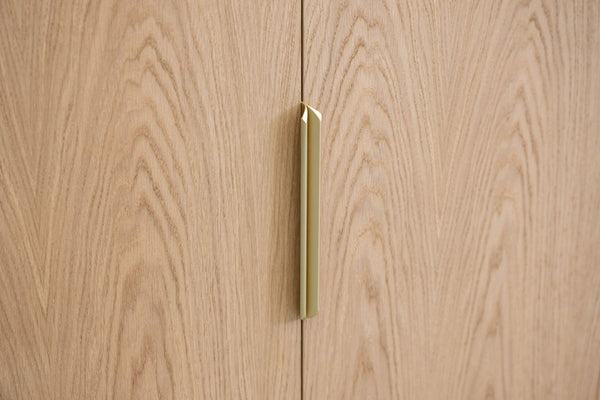 VIG Furniture Modrest Richmond - Modern Natural Oak Rounded Tall Buffet VGME-RICHMOND-TB