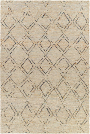 Surya Riah Handwoven 2' X 3' Jute Area Rug - Cottage Style, Durable Natural Fiber For High-traffic Areas Medium Gray Jute Rih2300-23
