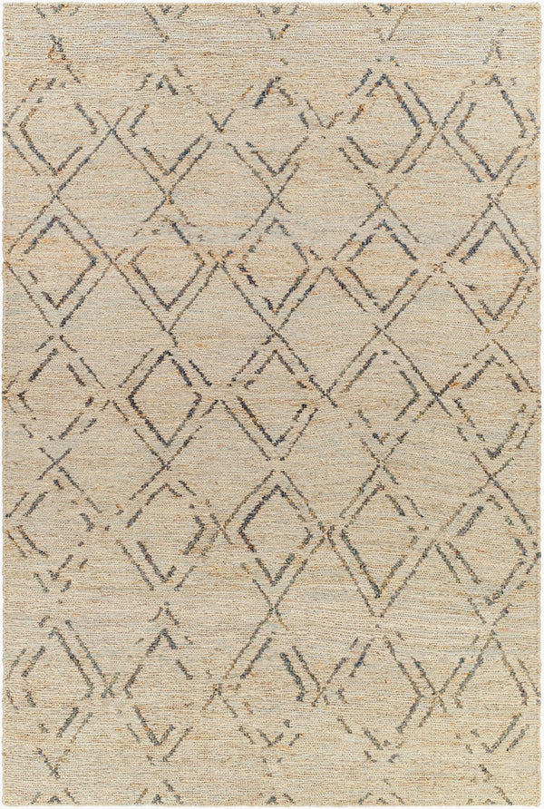 Surya Riah Handwoven 2' X 3' Jute Area Rug - Cottage Style, Durable Natural Fiber For High-traffic Areas Medium Gray Jute Rih2300-23