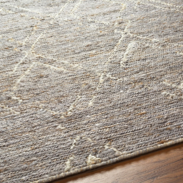 Surya Riah Handwoven 2' X 3' Jute Area Rug - Cottage Style, Durable Natural Fiber For High-traffic Areas Charcoal Jute Rih2302-23