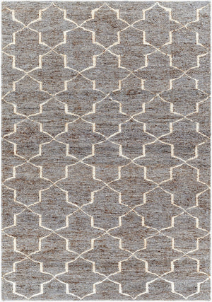 Surya Riah Handwoven 2' X 3' Jute Area Rug - Cottage Style, Durable Natural Fiber For High-traffic Areas Black Jute Rih2303-23