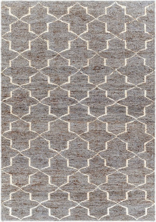 Surya Riah Handwoven 2' X 3' Jute Area Rug - Cottage Style, Durable Natural Fiber For High-traffic Areas Black Jute Rih2303-23