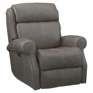 McGwire Power Motion Chair 292RLGO Grey Leather Bernhardt