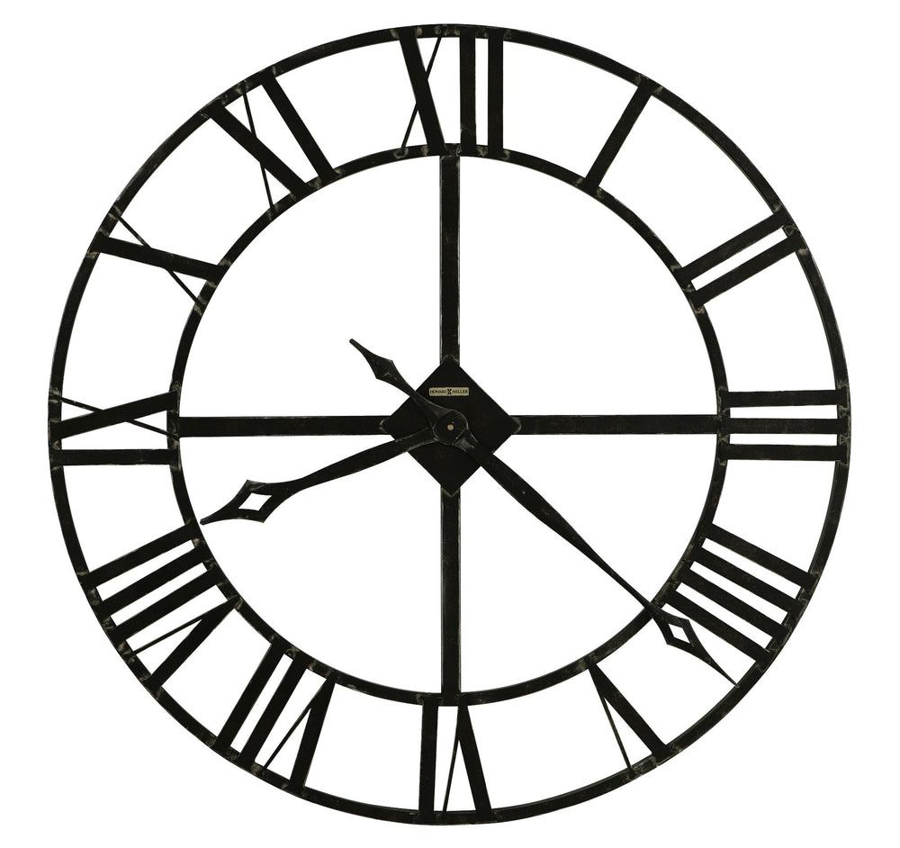 Hekman Furniture 625372 Timeless Iron Wall Clock - Durable, Elegant Design With Oversized Roman Numerals & Quartz Movement Metal Lacy Wall Clock 625372