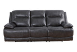 Parker House Parker Living Colossus - Napoli Grey Zero Gravity Power Reclining Sofa Napoli Grey Top Grain Leather with Match (X) MCOL#832PHZ-NGR