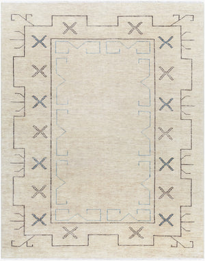 Surya Riviera 10' X 14' Handmade Bohemian Rug In Cotton & New Zealand Wool With Luxurious Fringe Detail Cream Nz Wool,Cotton Riv2300-810