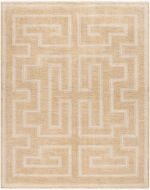 Surya Riviera 10' X 14' Handmade Bohemian Rug In Cotton & New Zealand Wool With Luxurious Fringe Detail Beige Nz Wool,Cotton Riv2305-1014