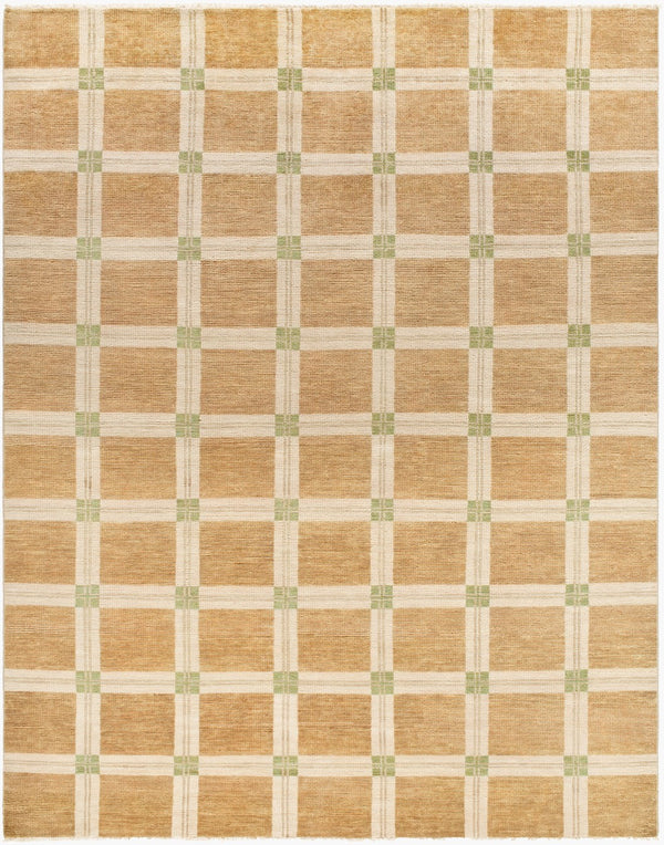 Surya Riviera 10' X 14' Handmade Bohemian Rug In Cotton & New Zealand Wool With Luxurious Fringe Detail Goldenrod Nz Wool,Cotton Riv2308-1215