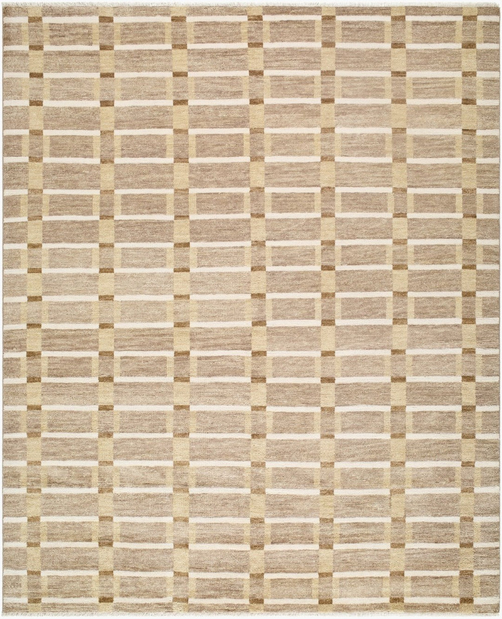 Surya Riviera Hand Knotted Wool Area Rug Bohemian Global Low Pile with Fringe Living Room 8' x 10' Rectangle RIV2309-810