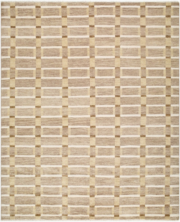 Surya Riviera Hand Knotted Wool Area Rug Bohemian Global Low Pile with Fringe Living Room 8' x 10' Rectangle RIV2309-810