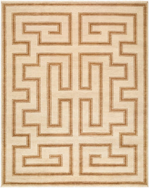 Surya Riviera Hand Knotted Wool Cotton Bohemian Global Area Rug for Living Dining Rooms 6' x 9' Rectangle RIV2310-69