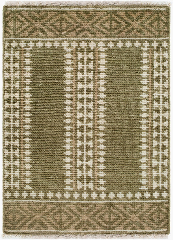 Surya Riviera Bohemian Wool Area Rug Hand Knotted in India with Fringe for Large Rooms 9' x 12' Rectangle RIV2311-912