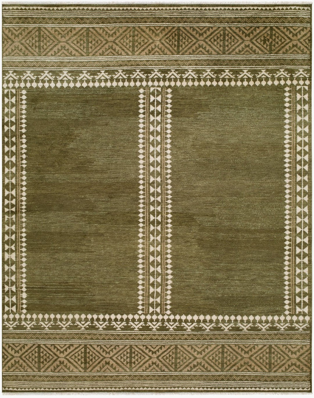 Surya Riviera Bohemian Wool Area Rug Hand Knotted in India with Fringe for Large Rooms 9' x 12' Rectangle RIV2311-912