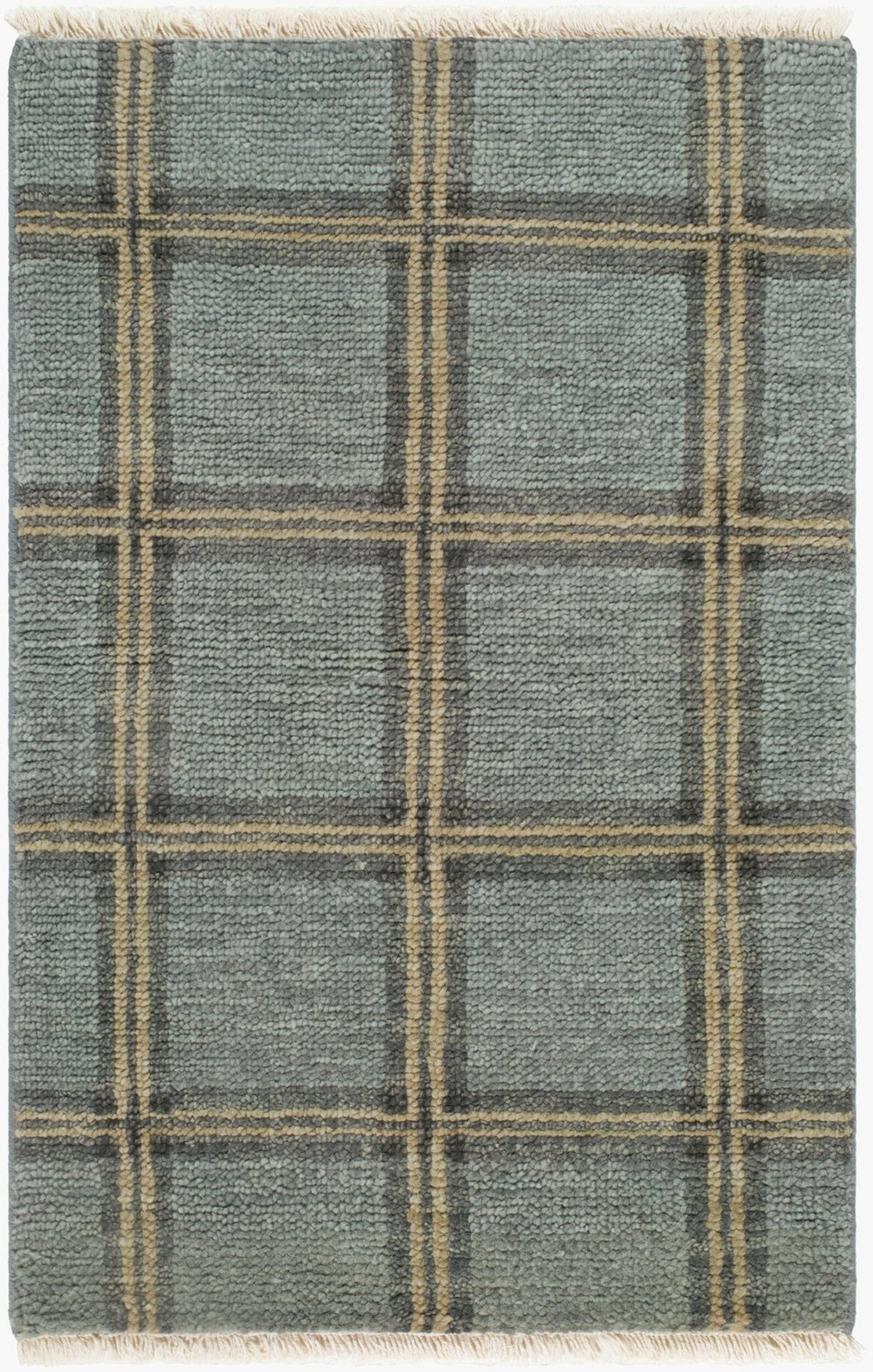 Surya Riviera Hand Knotted Wool Area Rug with Fringe for Modern Living Spaces 10' x 14' Rectangle RIV2313-1014
