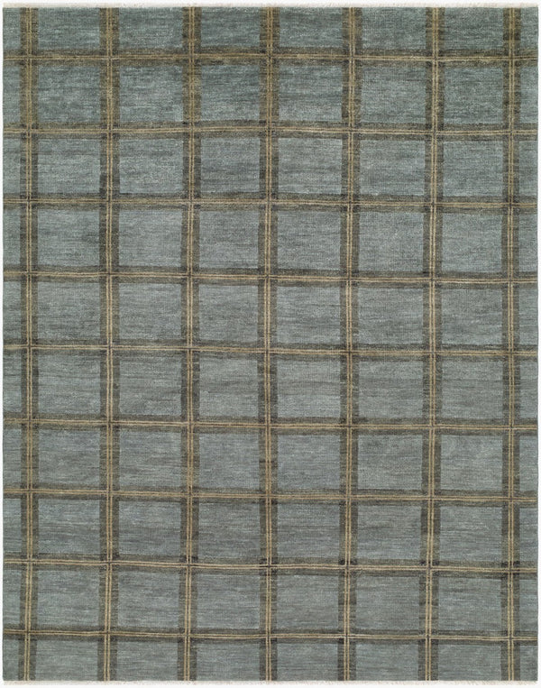 Surya Riviera Hand Knotted Wool Area Rug with Fringe for Modern Living Spaces 8' x 10' Rectangle RIV2313-810