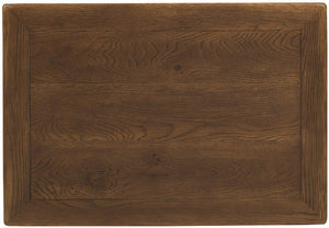 Hooker Furniture Driftwood Nightstand With Self-Closing Drawer, Pull-Out Shelf, Cord Clip & Open Display Shelf - Cozy Oak Finish Medium Wood 6820-90316-85