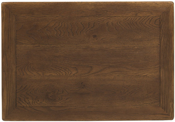 Hooker Furniture Driftwood Nightstand With Self-Closing Drawer, Pull-Out Shelf, Cord Clip & Open Display Shelf - Cozy Oak Finish Medium Wood 6820-90316-85