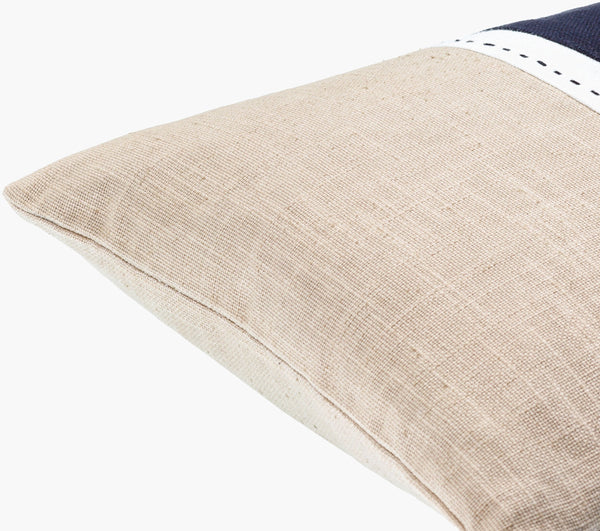 Surya Ritzy 13"L X 20"W Cotton Lumbar Pillow - Luxurious Accent For Living Room, Bedroom & Office Decor Black Cotton,Cotton Riz004-1320d