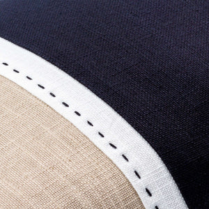 Surya Ritzy 13"L X 20"W Cotton Lumbar Pillow - Luxurious Accent For Living Room, Bedroom & Office Decor Black Cotton,Cotton Riz004-1320d