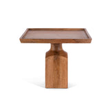 Mango Wood Square Serving Pedestal, 14" EAW95960 Park Hill