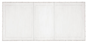 Hooker Furniture Charleston Rectangular Dining Table With Bamboo Motif, White Heron Finish And Removable 20" Leaf 6750-75217-06