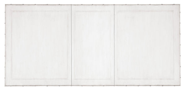 Hooker Furniture Charleston Rectangular Dining Table With Bamboo Motif, White Heron Finish And Removable 20" Leaf 6750-75217-06