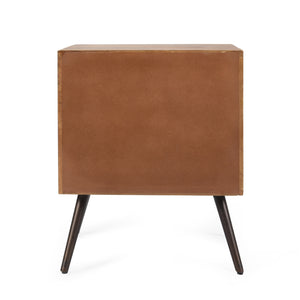 English Elm Christopher Knight Home® - WOODEN Mango Wood & Iron Cabinet with Chevron Door, Mid-Century Modern Accent Storage, 17.5"W 66489.00