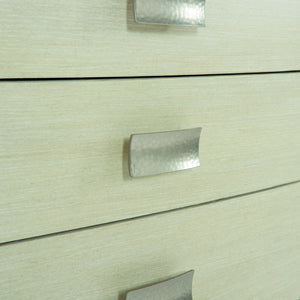 Bernhardt Bernhardt East Hampton Tall Chest With Cerused Linen Finish, Quartered Ash Veneers, 5 Drawers Elegance 395118