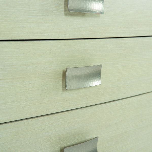 Bernhardt Bernhardt East Hampton Tall Chest With Cerused Linen Finish, Quartered Ash Veneers, 5 Drawers Elegance 395118