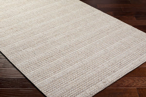 Surya Rio De Janeiro Rjo-2300 2' X 3' Luxurious Handmade Area Rug - Soft, Durable, Unique Design For Home Ivory Wool,Polyester Rjo2300-810