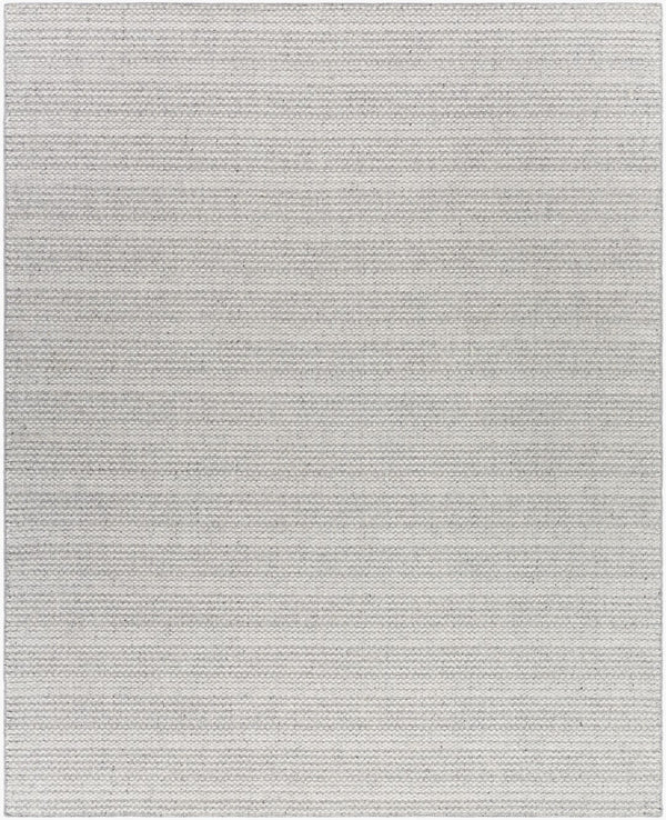 Surya Rio De Janeiro Rjo-2300 2' X 3' Luxurious Handmade Area Rug - Soft, Durable, Unique Design For Home Silver Wool,Polyester Rjo2301-810
