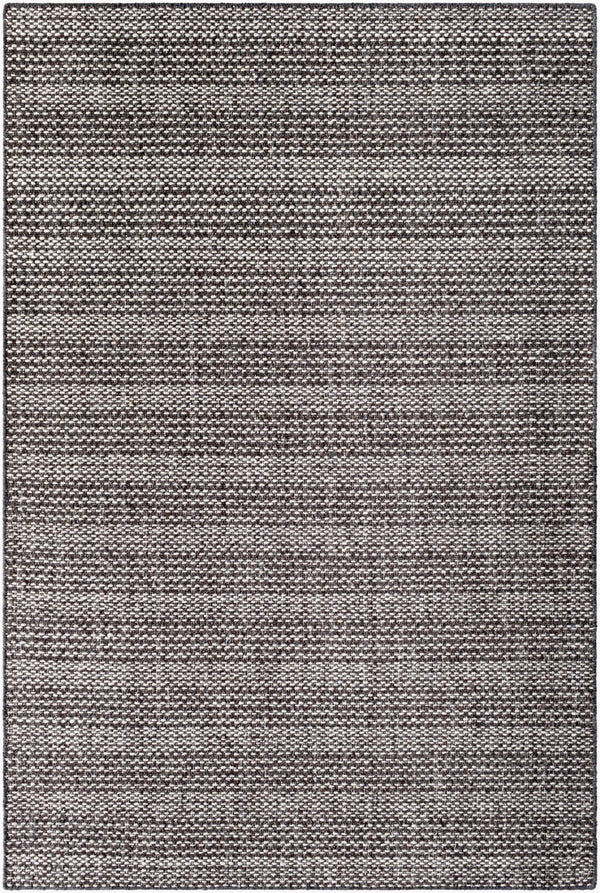 Surya Rio De Janeiro Rjo-2300 2' X 3' Luxurious Handmade Area Rug - Soft, Durable, Unique Design For Home Charcoal Wool,Polyester Rjo2302-576