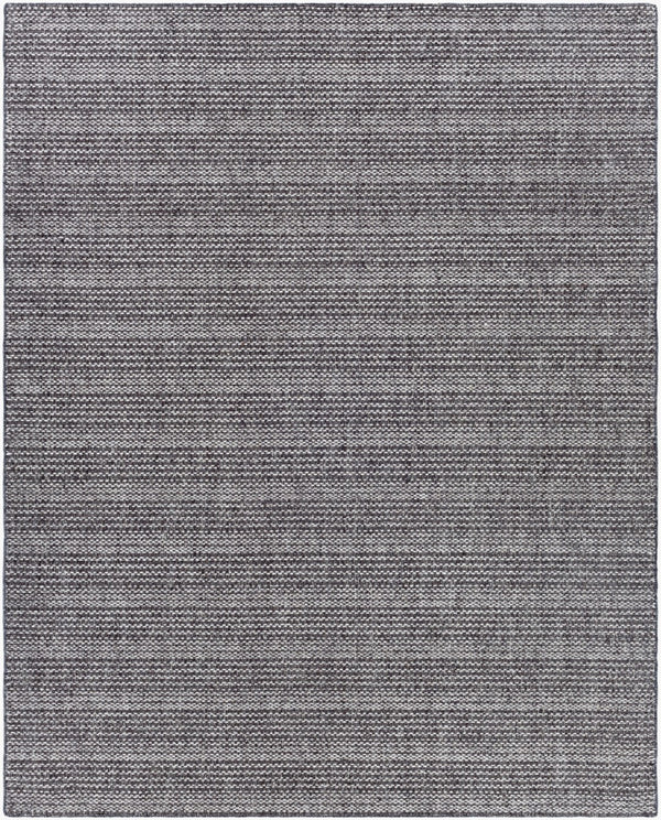 Surya Rio De Janeiro Rjo-2300 2' X 3' Luxurious Handmade Area Rug - Soft, Durable, Unique Design For Home Charcoal Wool,Polyester Rjo2302-810