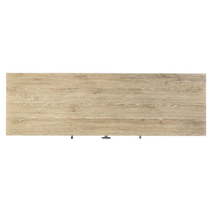 Bernhardt Bernhardt Tribeca Buffet Aurum Finish — 64" White Oak Storage Buffet With Soft-Close Drawers & Steel Base 333133