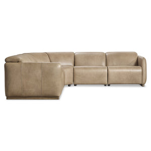 Bernhardt Bernhardt Alta Full Grain Leather Power Reclining Sectional for Modern Living Rooms K2347