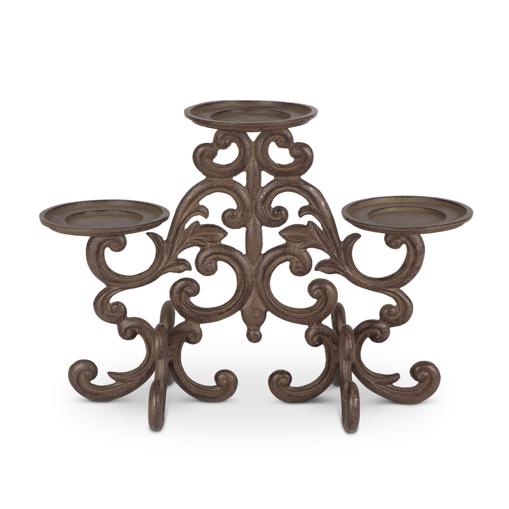 Acanthus Cast Aluminum Pillar Holder EAB90796 Park Hill