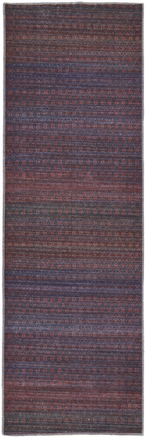 Feizy Rugs Voss Collection Bold And Vibrant Polyester Low Pile Area Rug With Striking Transitional Design Red,Gray Polyester Vos39hafmlt000i7a