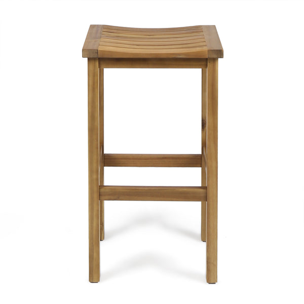 English Elm 3-piece Acacia Balcony Bar Set Railing Mount with Shelf and Two Stools Outdoor 62980.00